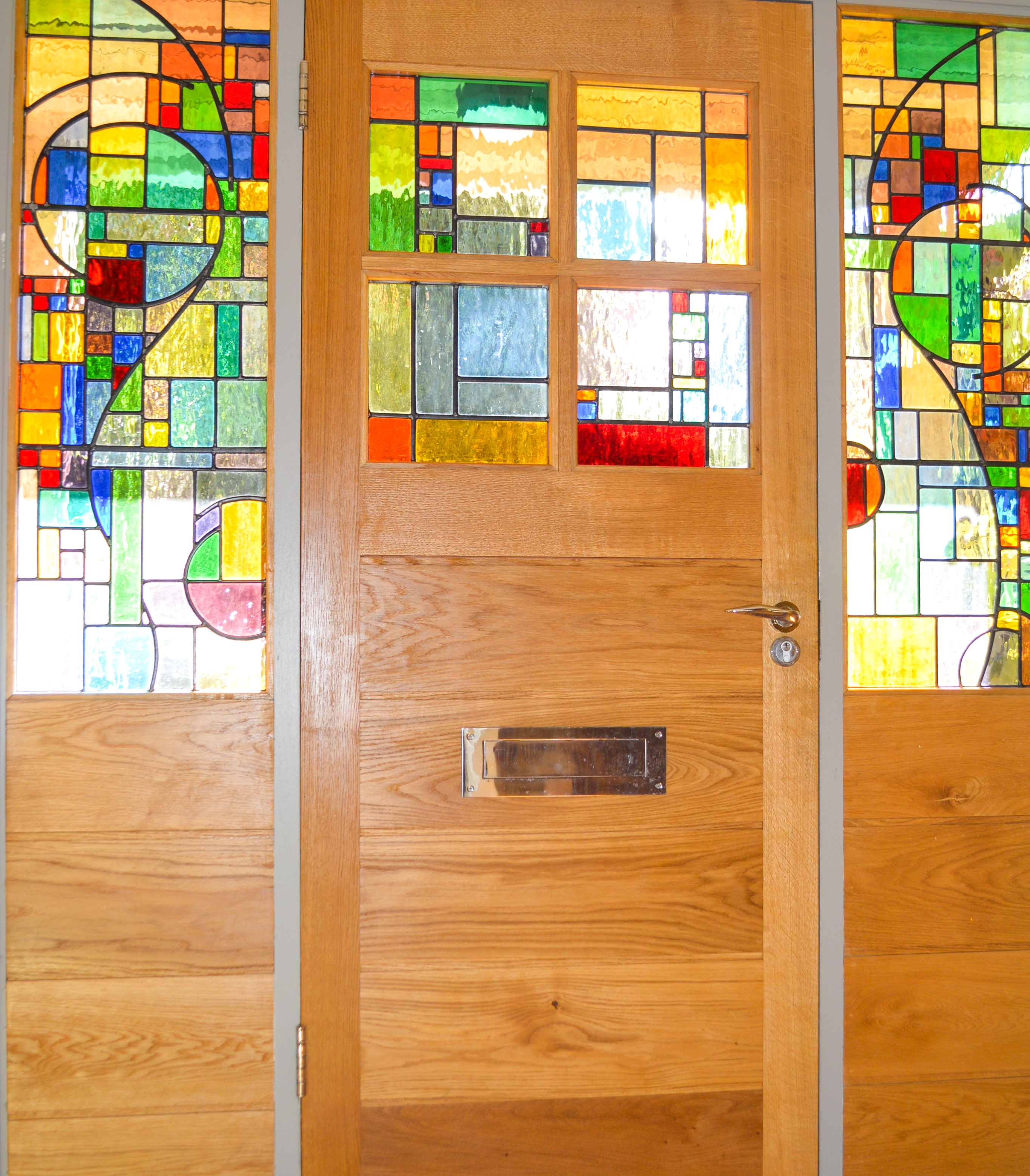 Stained Glass Colour And Character, Stained Glass Sidelights Uk
