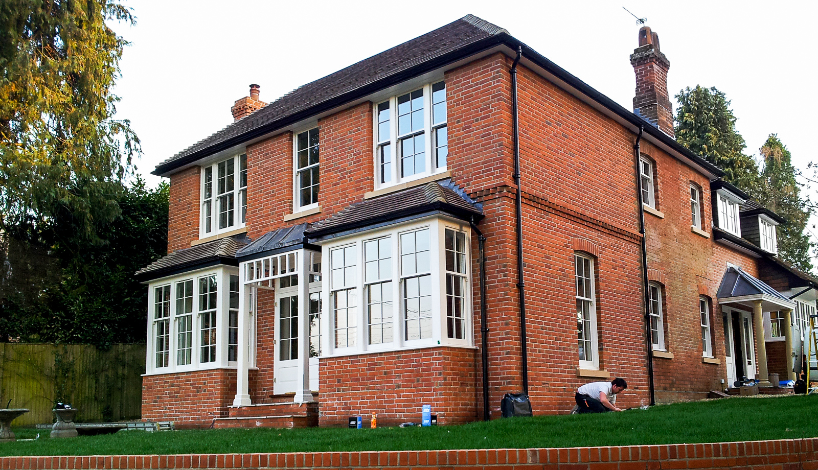 Two-storey extension in a conservation area